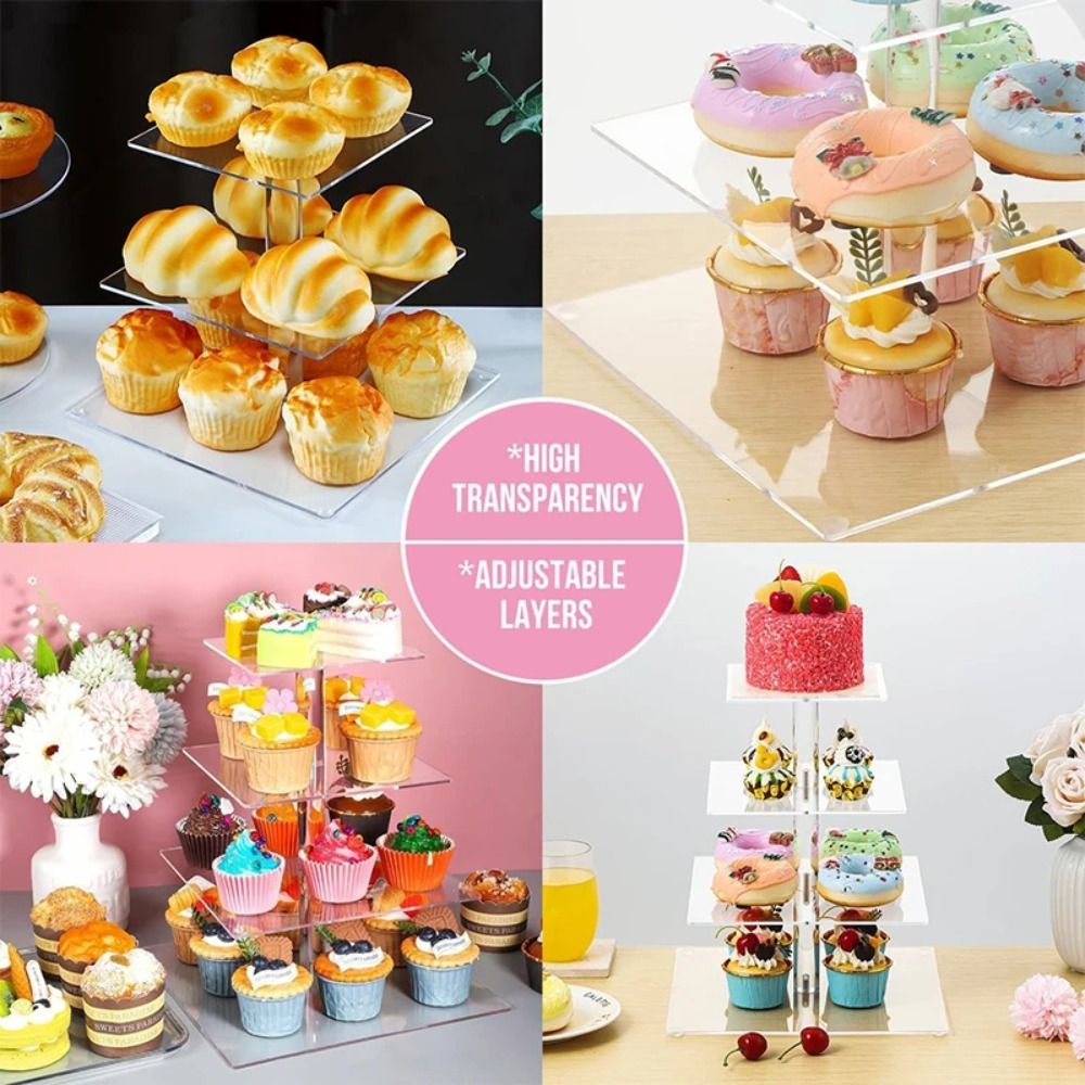 Przezroczysty akrylowy stojak  – Cupcake Stand Tier recenzja i cena