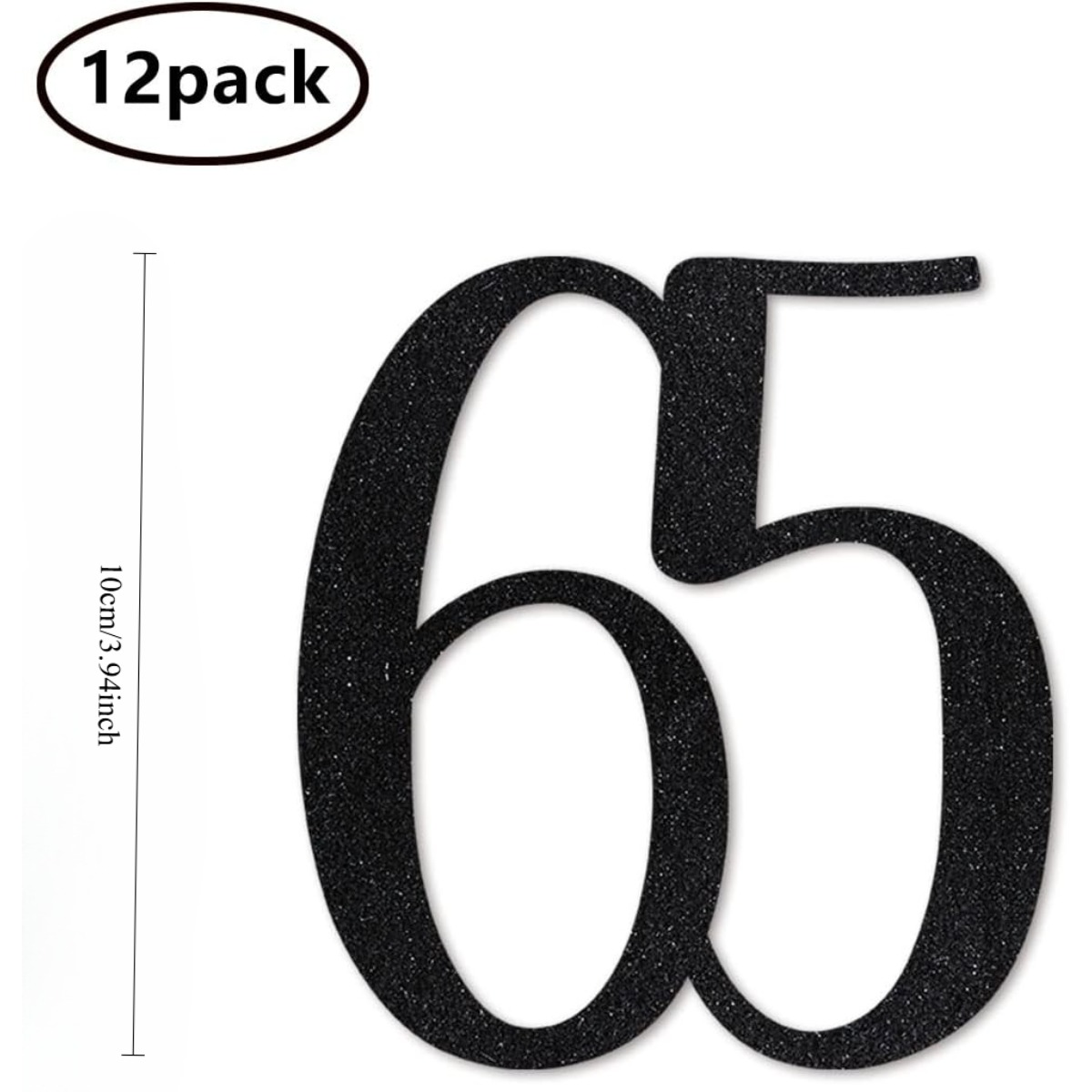 Czarne brokatowe patyczki do d – Centerpiece Stick recenzja i cena