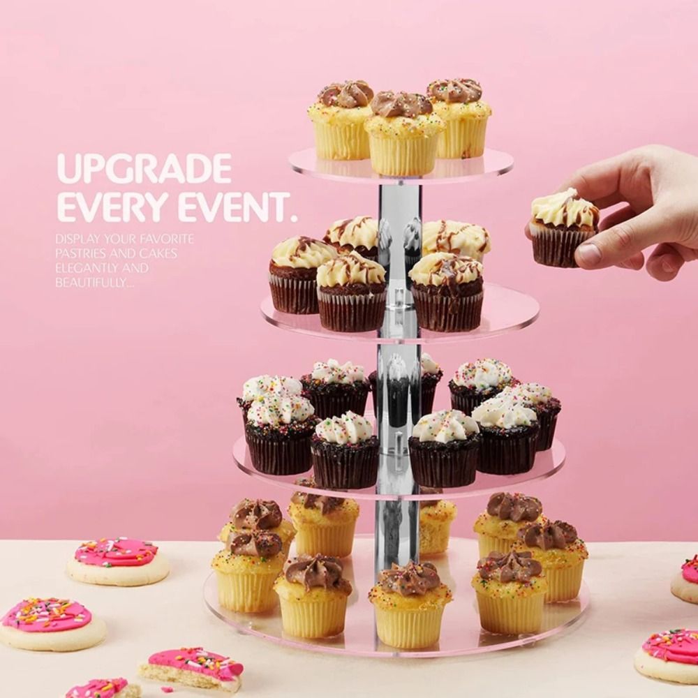 Przezroczysty akrylowy stojak  – Cupcake Stand Tier recenzja i cena